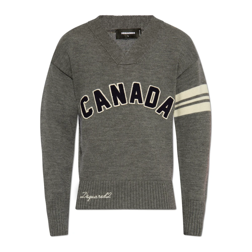 Knitwear > V-neck Knitwear - - Dsquared2 - Modalova
