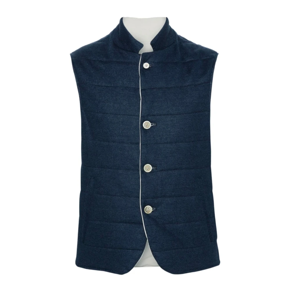 Eleventy - Jackets > Vests - Blue - Eleventy - Modalova
