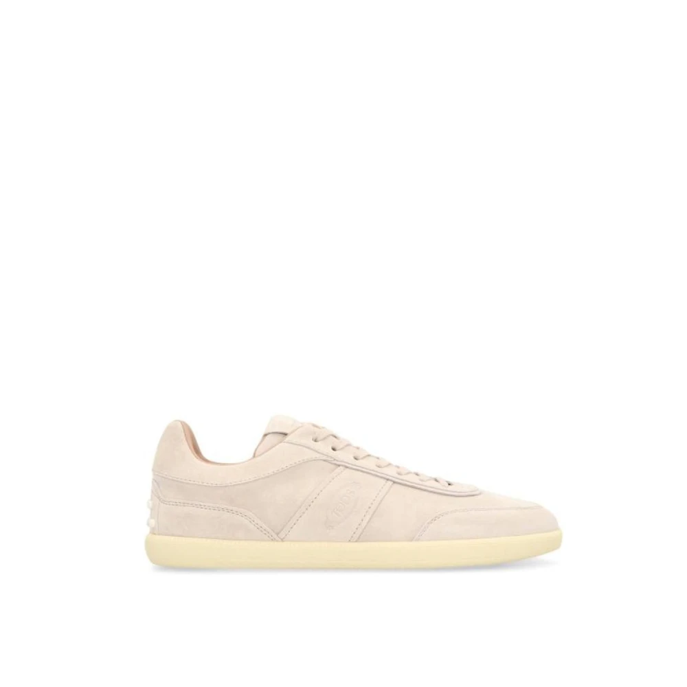 Tod’s Tabs Leather Low Sneakers Heren Schoenen Beige