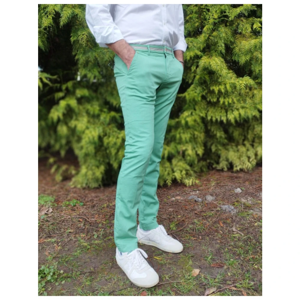 Mason's Slimme Torino University Broek Green Heren
