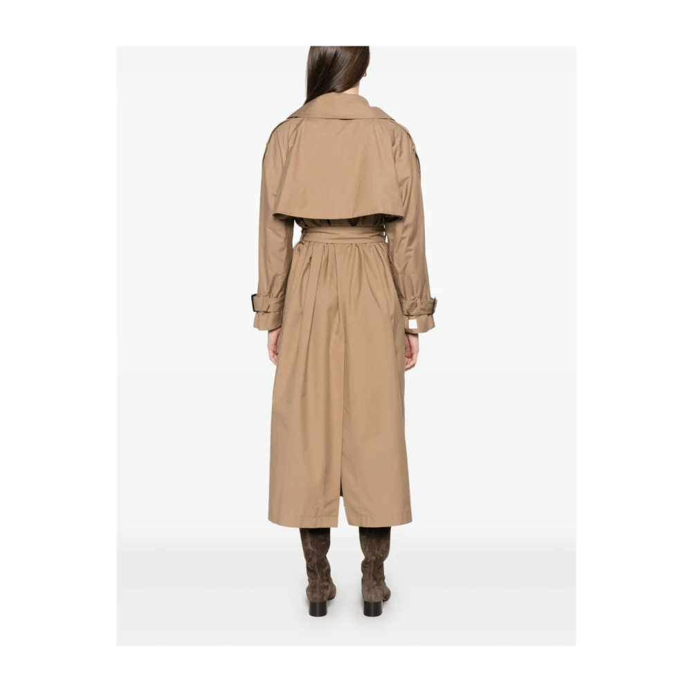 Max Mara Bruine Parka Dames Winterjas Brown Dames