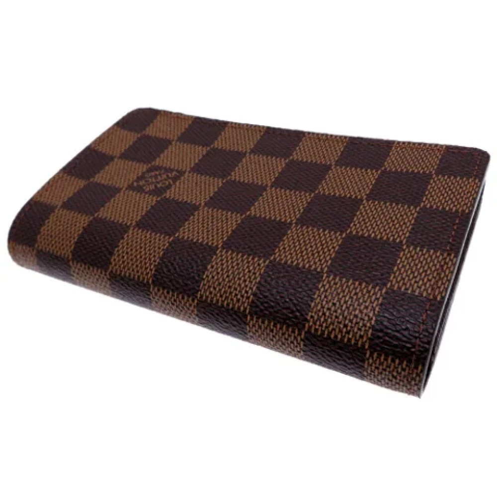 Louis Vuitton Vintage Pre-owned Canvas wallets Brown Dames