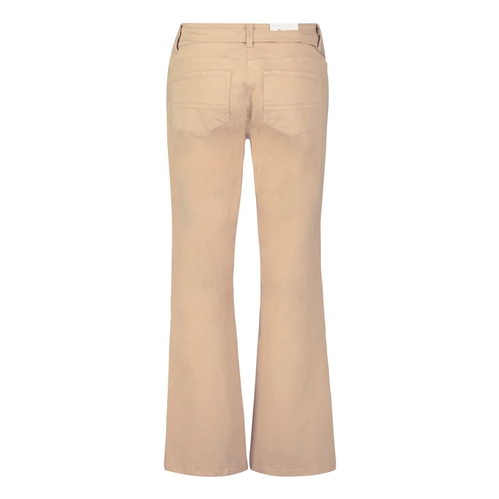 Betty Barclay Flared Cut Jeans met Riem Beige Dames