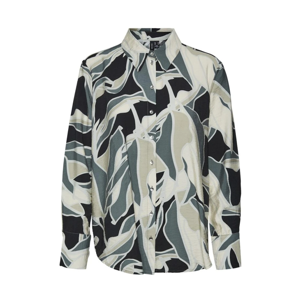 Vero Moda Lange mouw shirt met Freewear Print Multicolor Dames