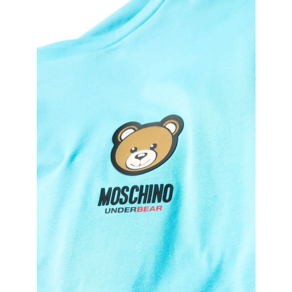 Moschino T-Shirts Blue Heren
