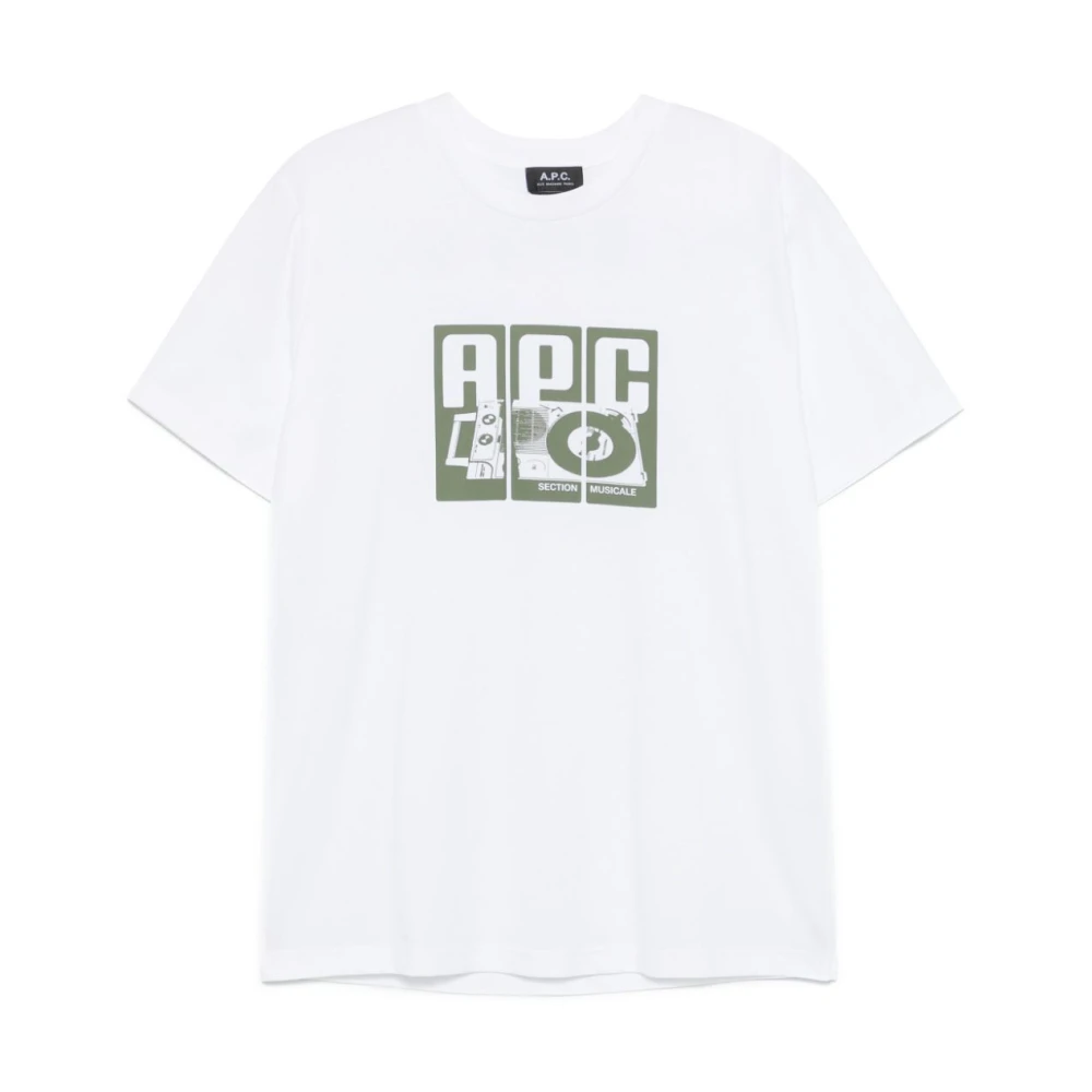 A.p.c. Biologisch Katoen Wit T-Shirt White Dames