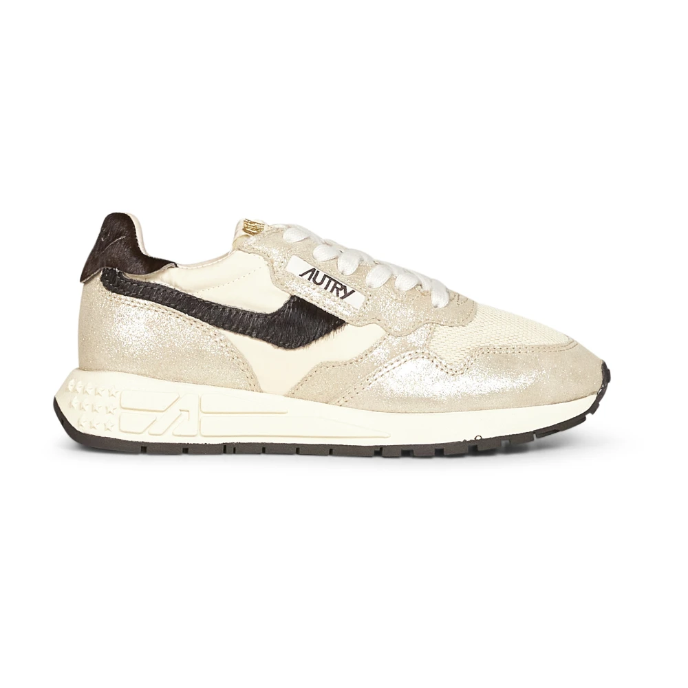 Autry Beige Medalist Platform - Female - Sneakers - 4 Uk - Shoes