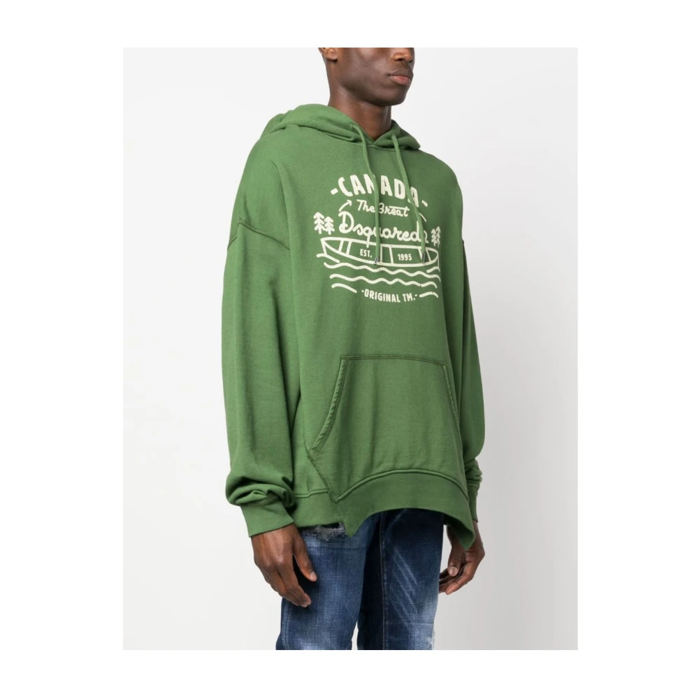 Dsquared2 Sweatshirts & Hoodies Green Heren
