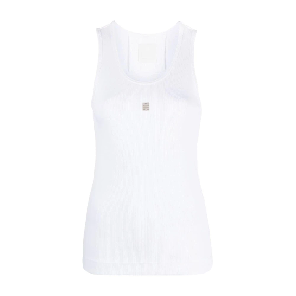 Givenchy Mouwloze Top White Dames