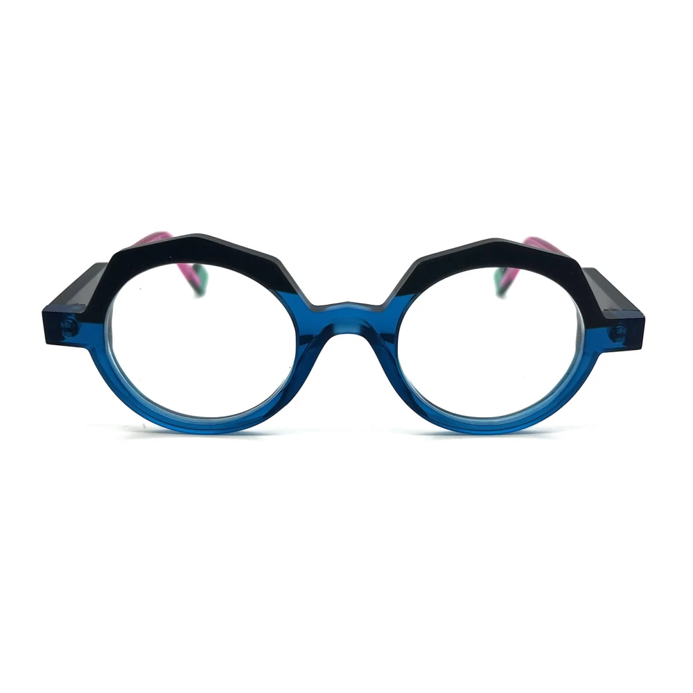 Anne & Valentin Stijlvolle Brilmonturen voor Trendy Personen Blue Unisex