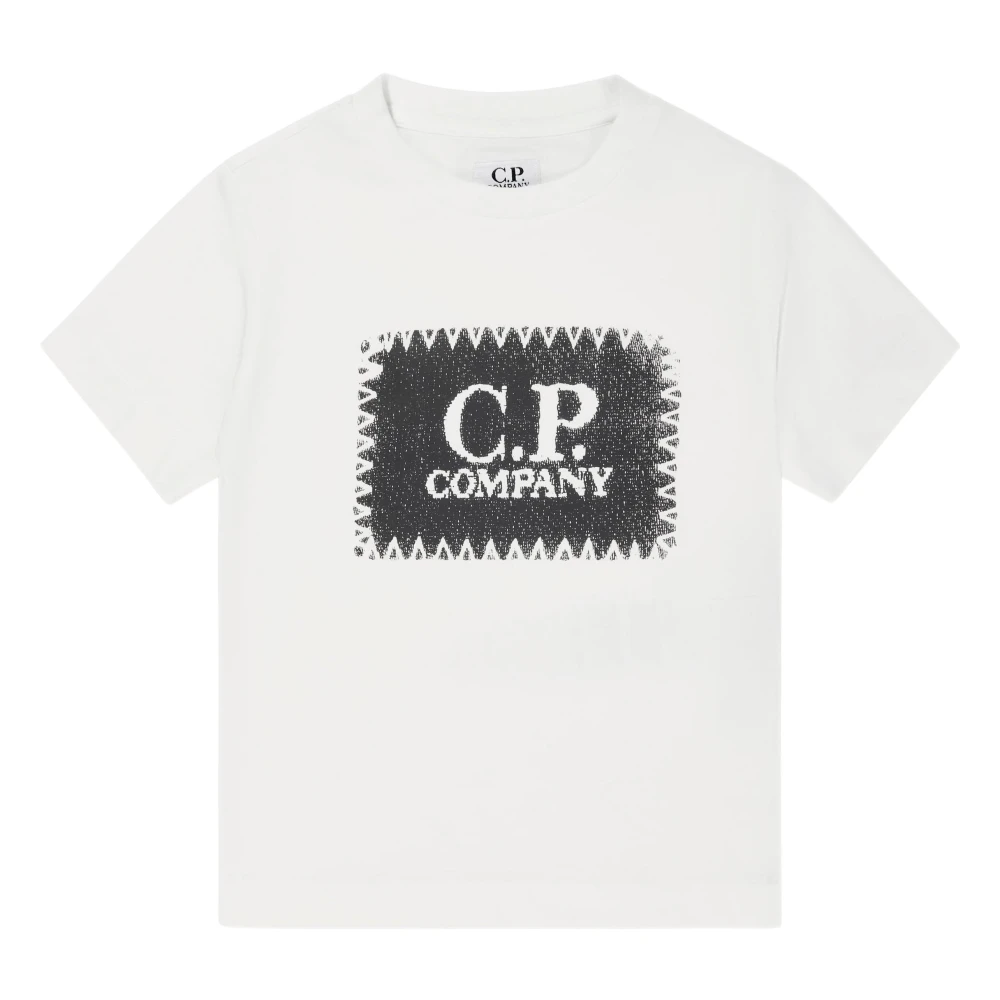 C.p. Company Men's Beige Logo T-Shirt