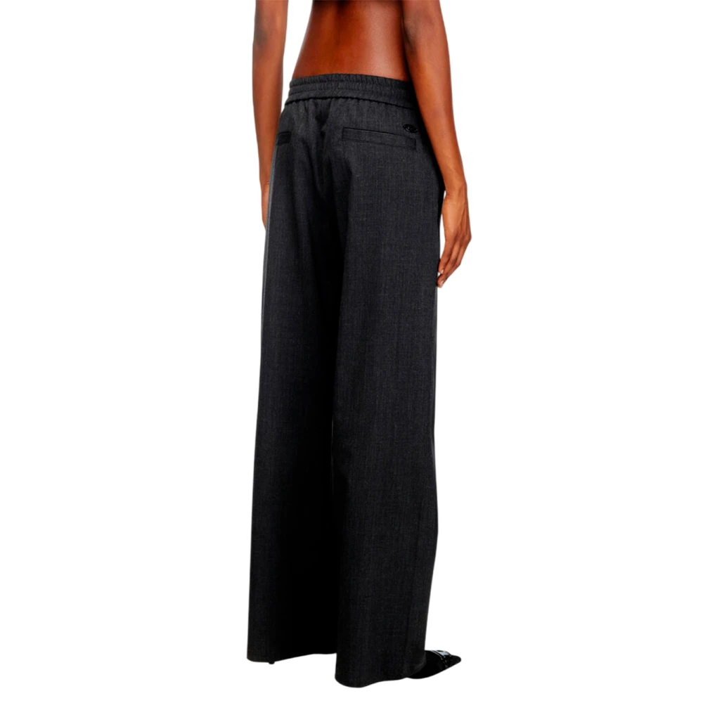 Diesel Relaxte Korte Broek Gray Dames