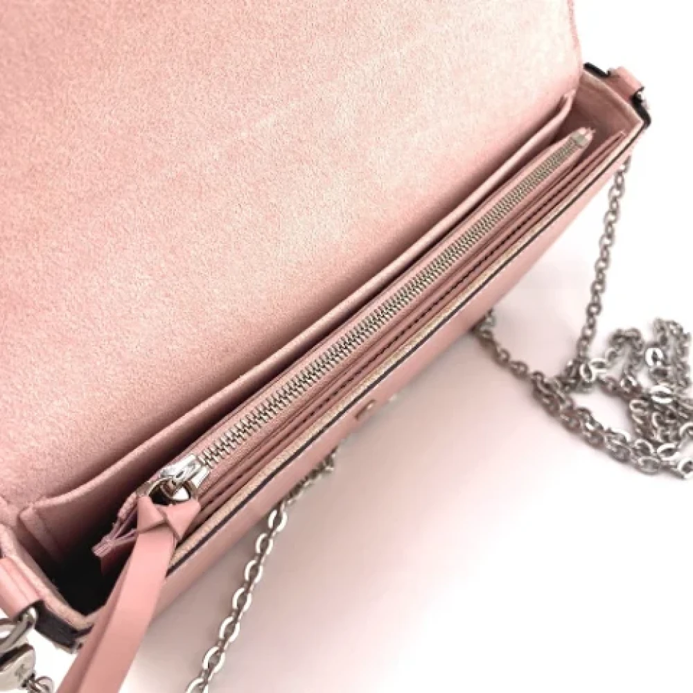 Louis Vuitton Vintage Pre-owned Leather clutches Pink Dames