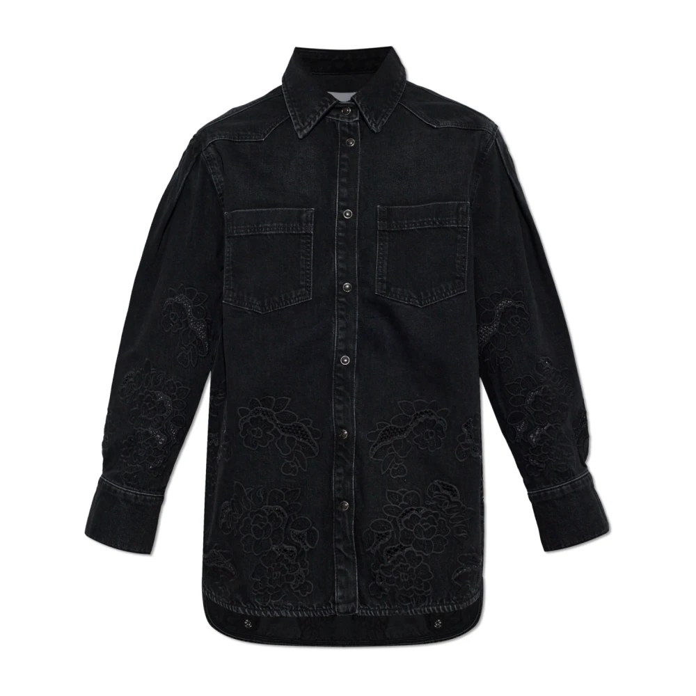 Ganni Donna Nero Camicette S, New,