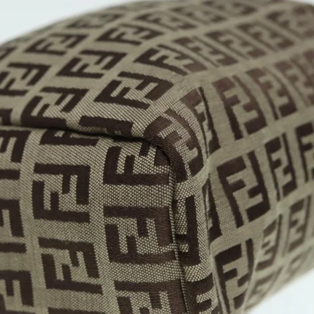 Fendi Vintage Pre-owned Canvas fendi-bags Beige Dames