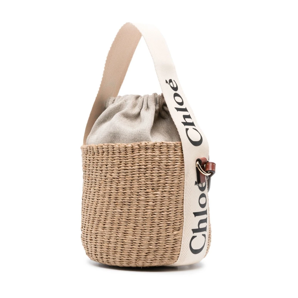 Chloé Woody Manden Tas Beige Dames