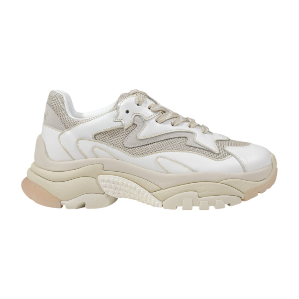 スニーカー ASH Women Sneakers 413676 MOBYRUBBER05 WHITE Ash Women's Moby Studs Sneaker, White/White, 5 UK: Amazon.co