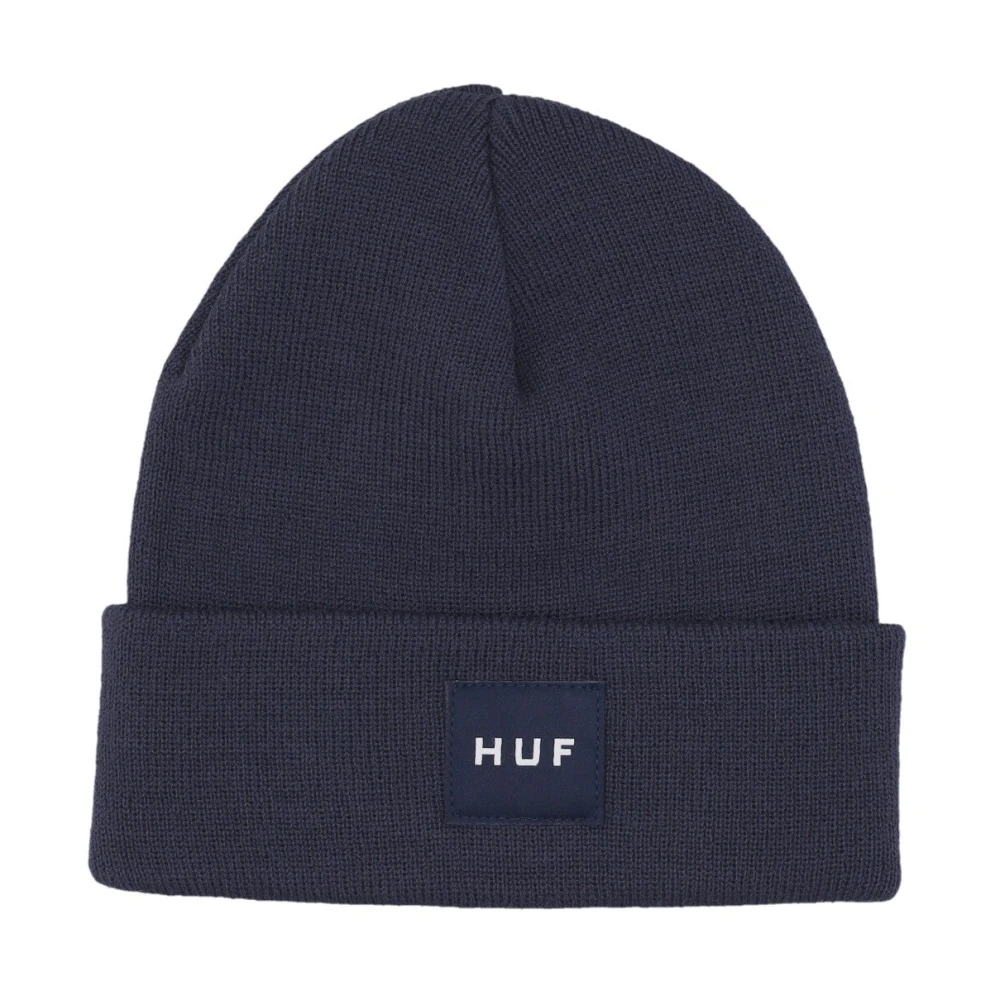 HUF Navy Beanie Hat Set Box Blue Heren