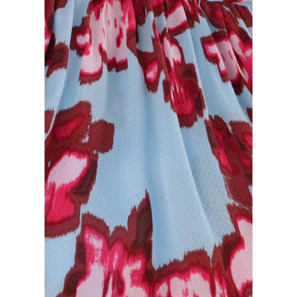 Y.A.S Lichtblauwe Overhemdjurk Multicolor Dames