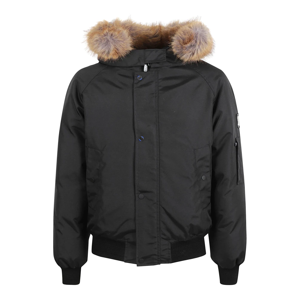 Burberry Zwarte Stijlvolle Handtas Black Heren