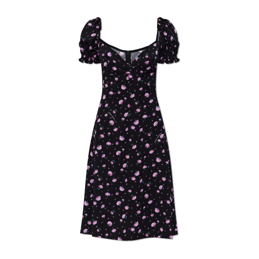 Dolce & Gabbana Multicolor Klänning Med Blomstermönster