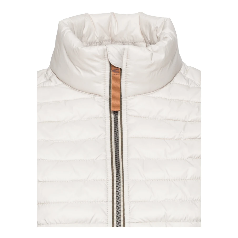 camel active Gerecyclede Polyamide Vest White Dames