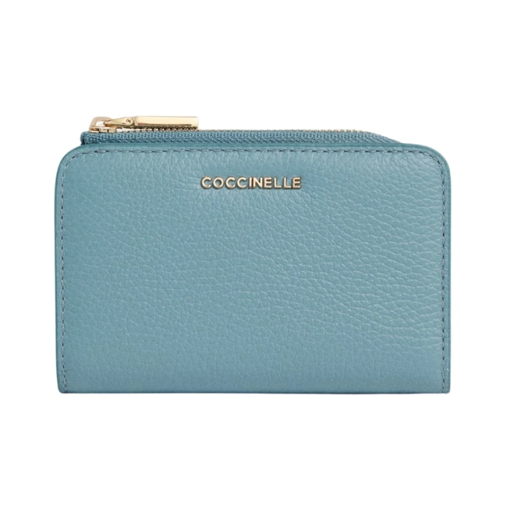 Coccinelle Women's Blue Wallets & Cardholders, One Size, Metallic Small Wallet