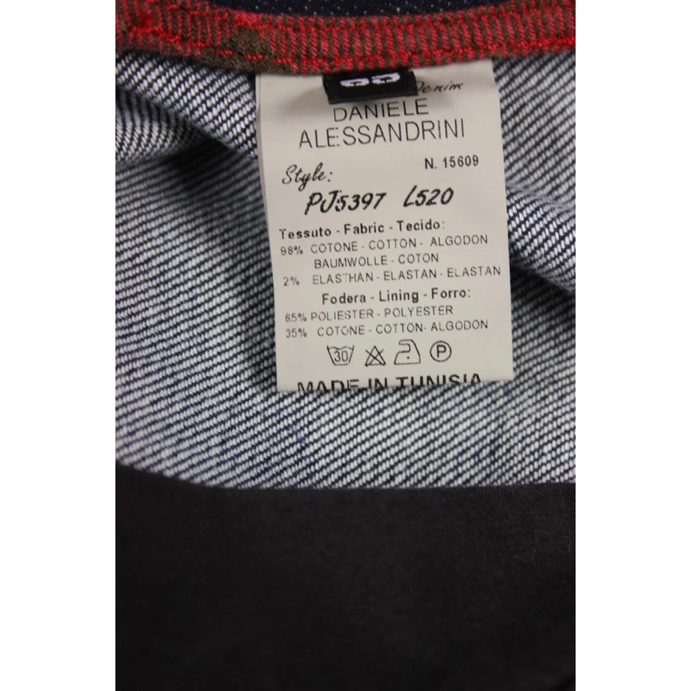 Daniele Alessandrini Klassieke Denim Jeans Blue Heren