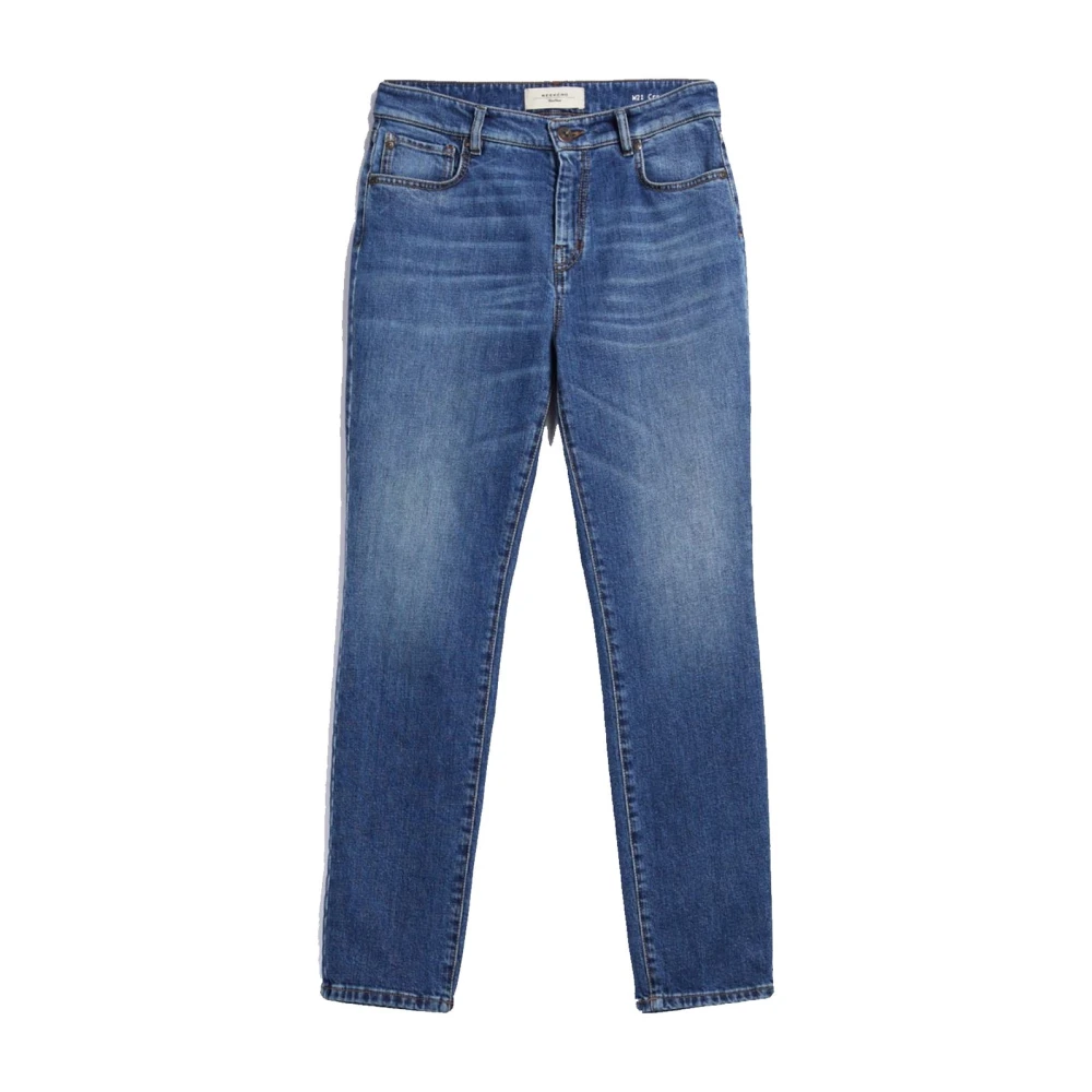 Max Mara Weekend High-Waist Slim-fit Jeans Blue Dames