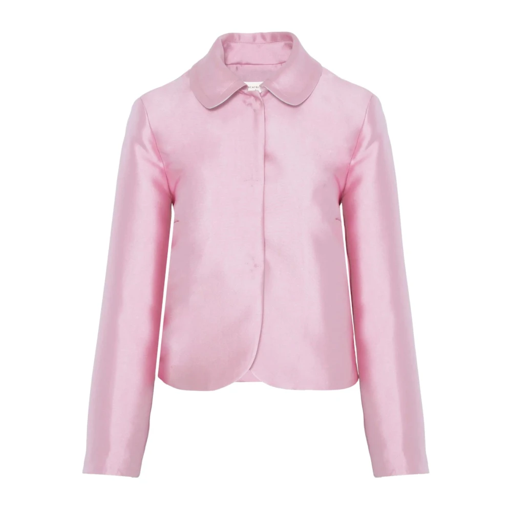 Beatrice .B Women's Pink Light Jackets, S, Giacchino Jacket