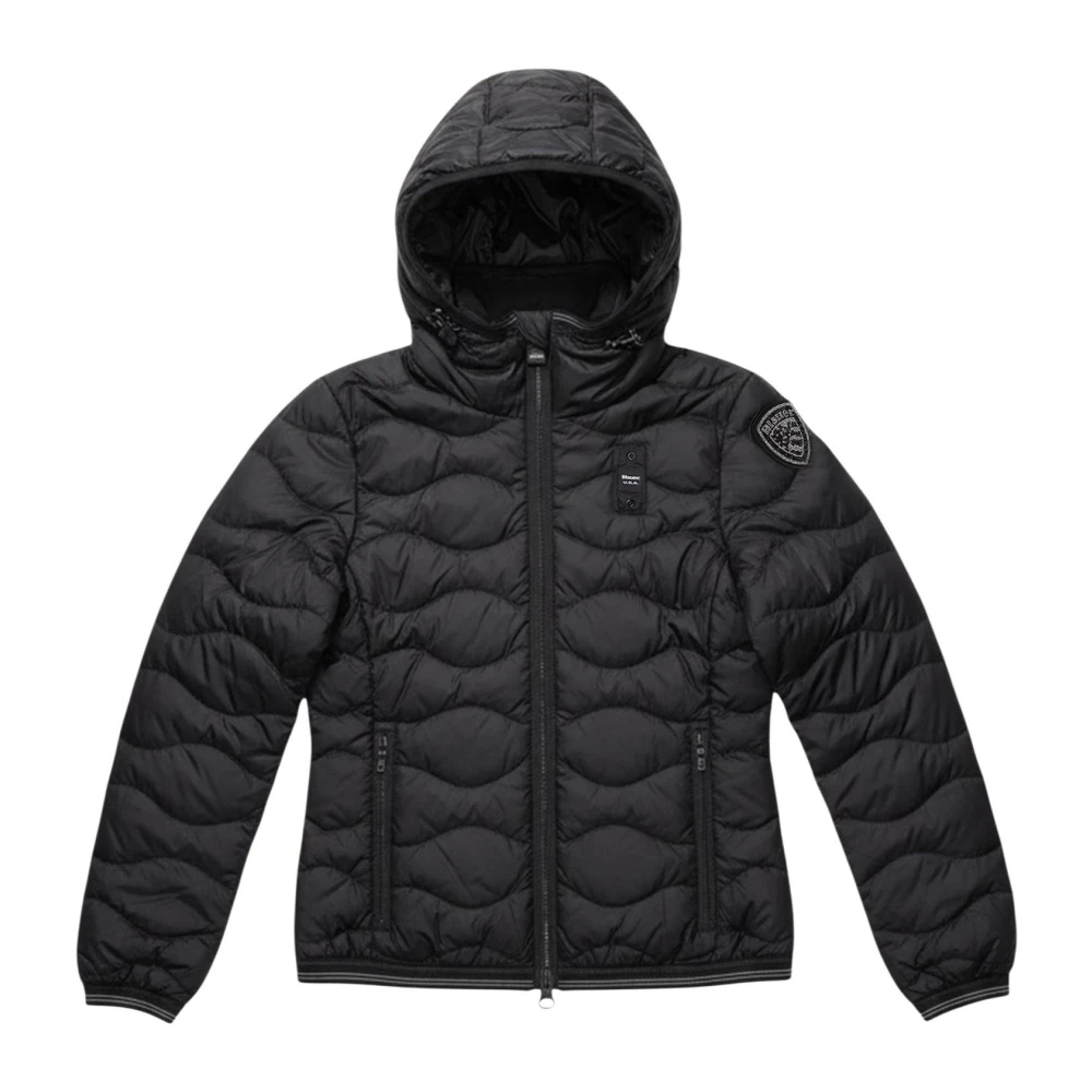Blauer Damen Schwarz Jacken, K, Lgröße:
