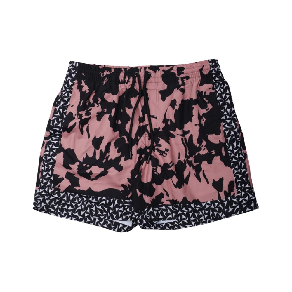 Dries Van Noten Men's Pink Beachwear, M, Sea Clothing