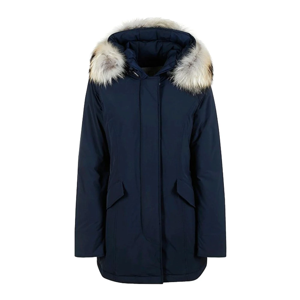 Woolrich Women's Blue Parka - Parkas - L - Coats