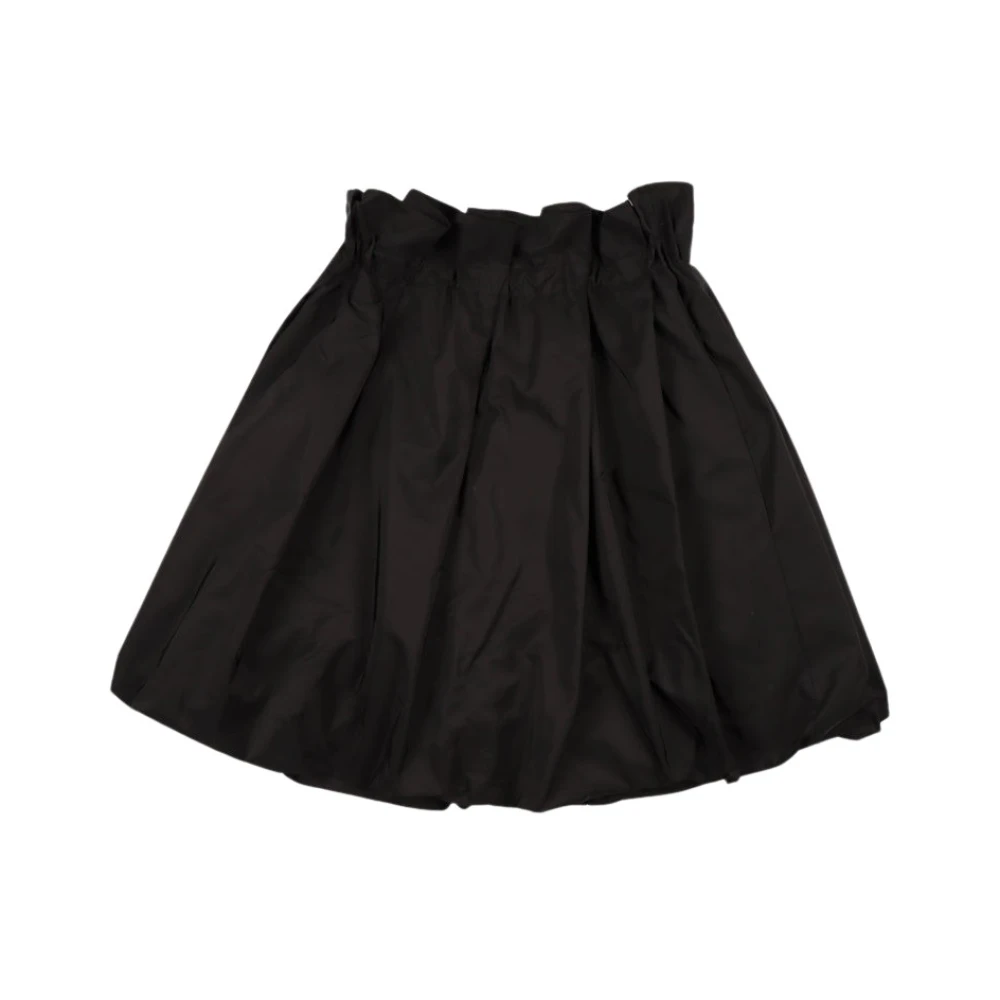 The New Society Zwarte Ballon Mini Rok Black Dames