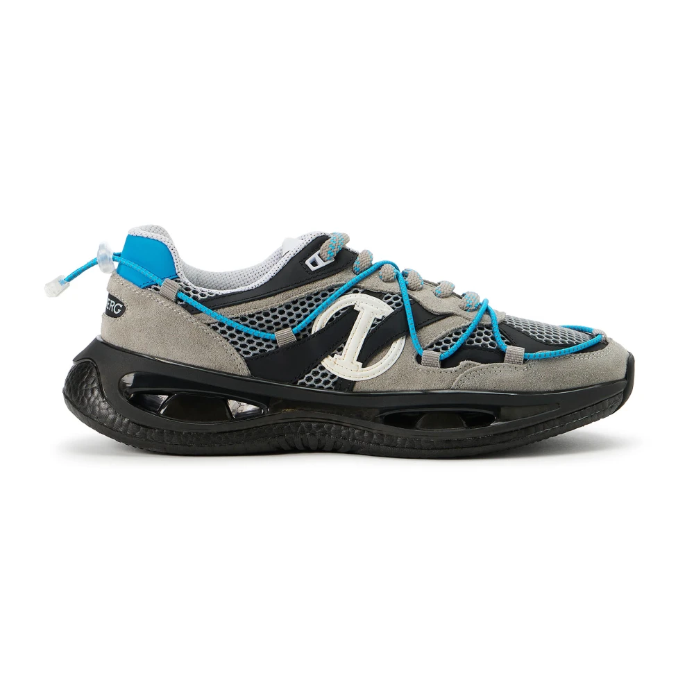 Iceberg Meerkleurige sneakers met een dynamisch design Heren Schoenen Veelkleurig Multicolor