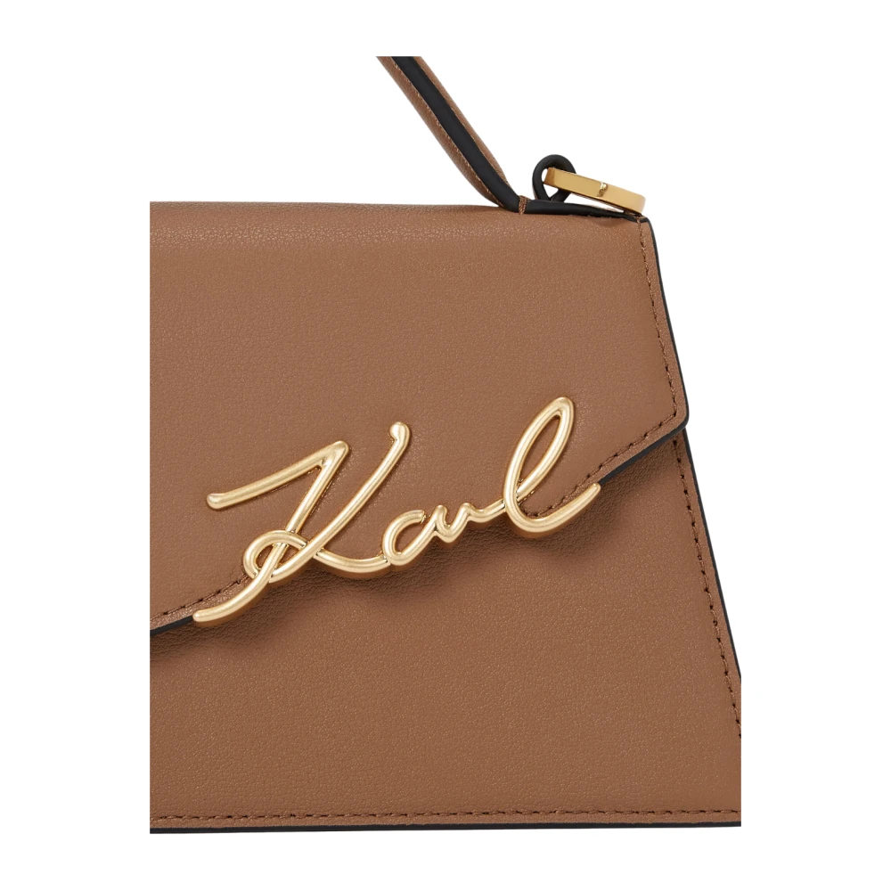 Karl Lagerfeld Tassen k signature slim crossbody a1w30458 Brown Dames