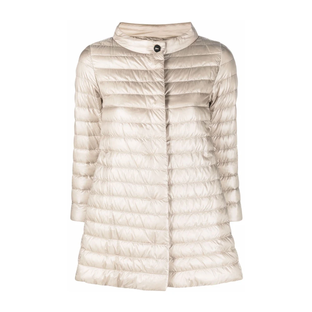 Herno Women's Beige Winter Jackets,, Coats For Medium