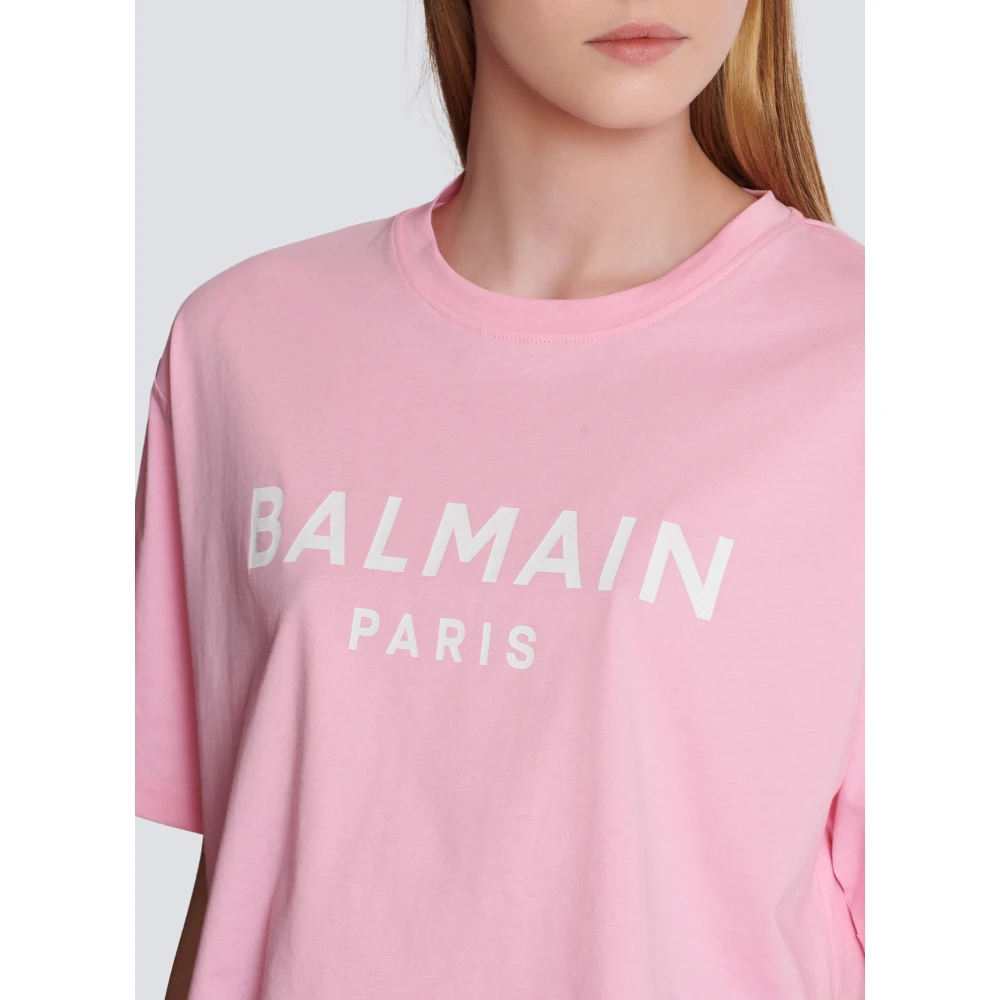 Balmain Paris T-shirt Pink Dames