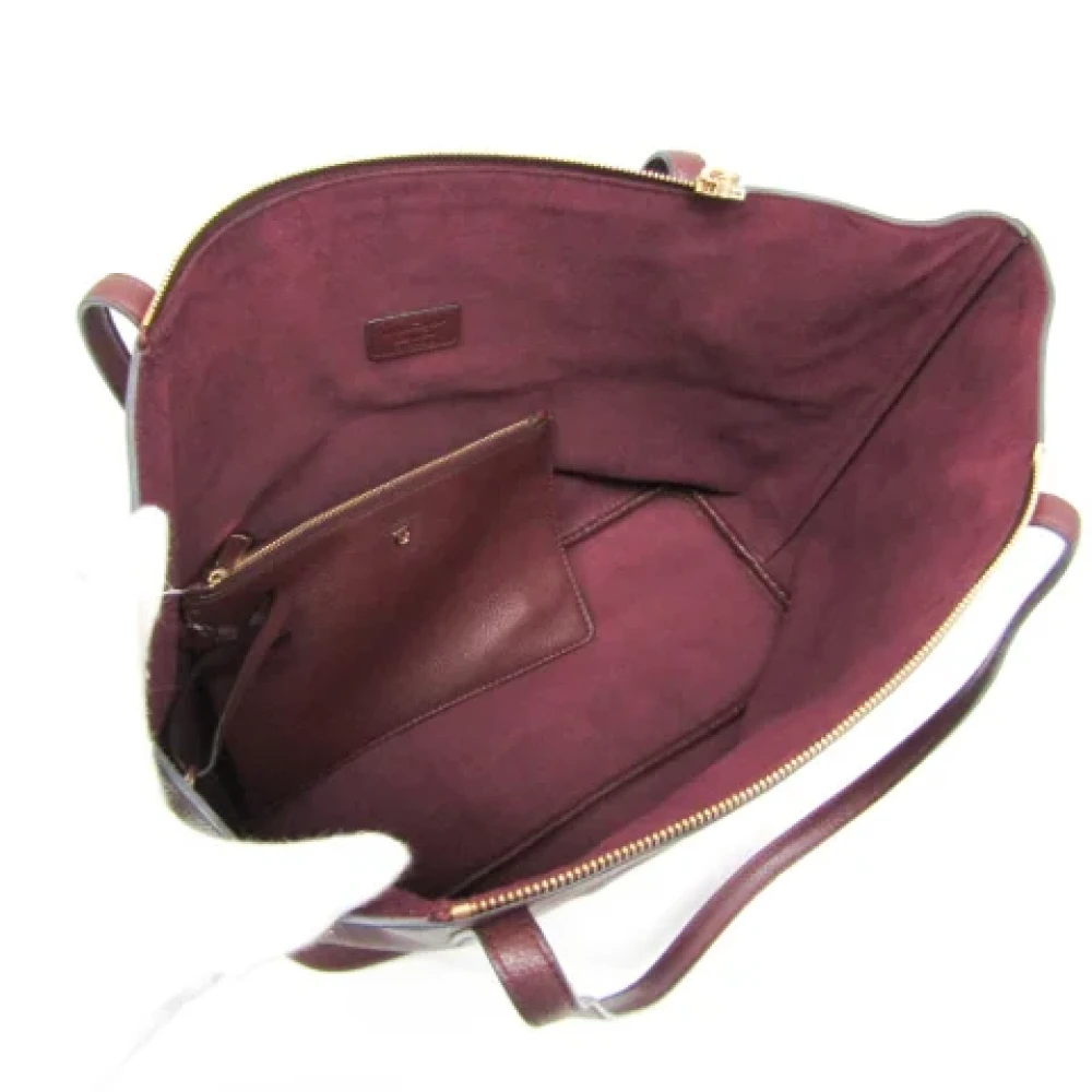 Salvatore Ferragamo Pre-owned Leather totes Red Dames