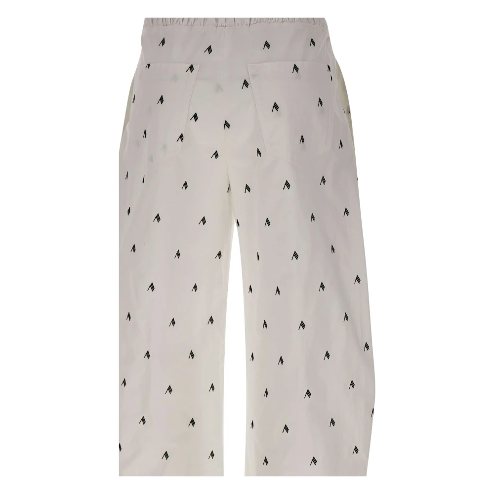 The Attico Stijlvolle witte sweatpants White Dames