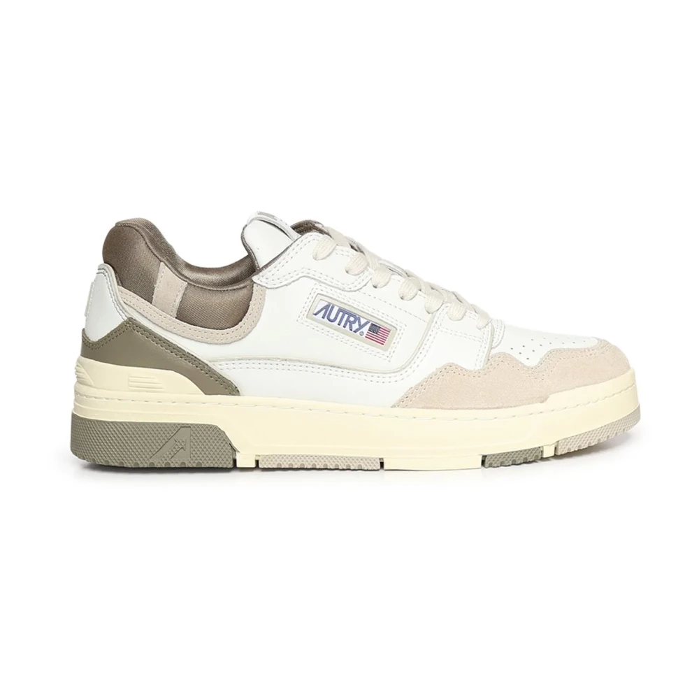 Autry White Sneakers, Male, 7 Uk, Clc Low