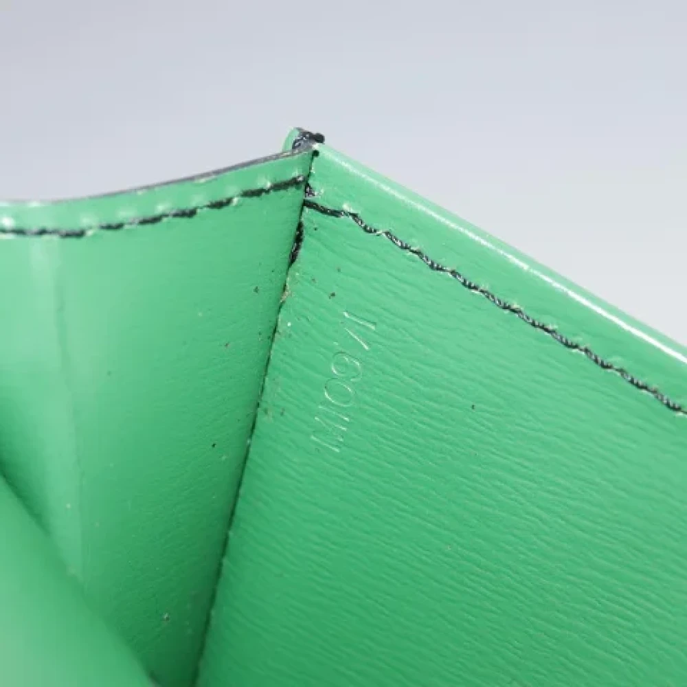 Louis Vuitton Vintage Pre-owned Leather clutches Green Dames