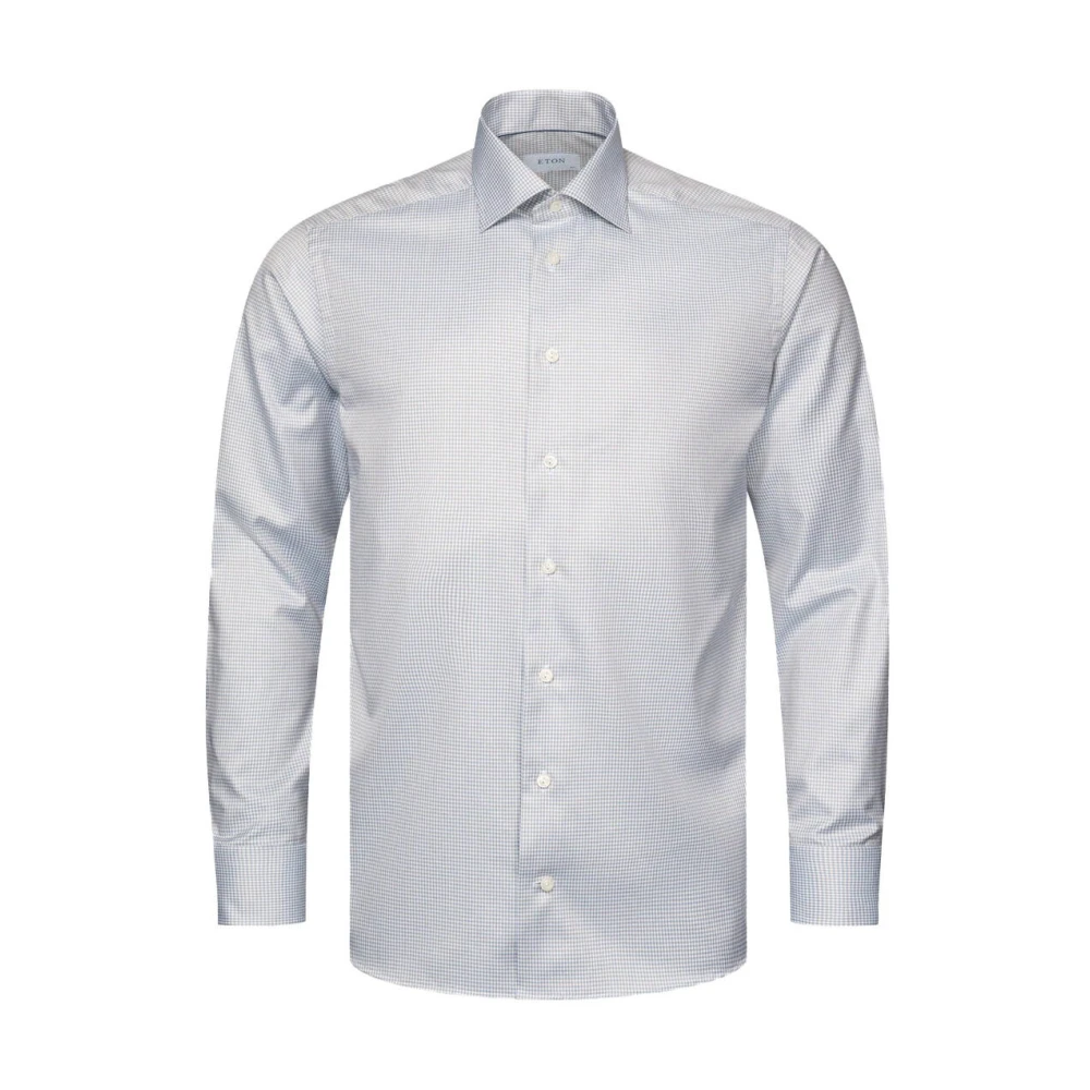 Eton Lange mouw overhemd Gray Heren