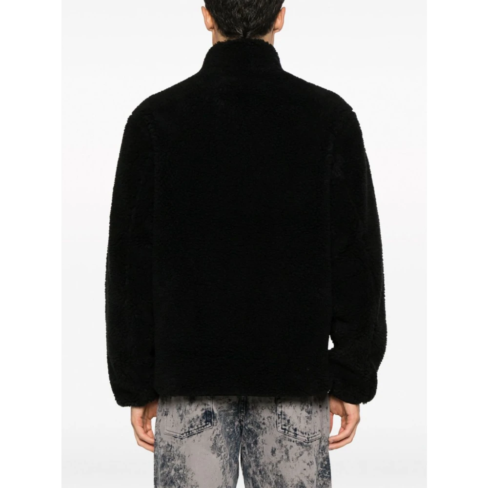 Represent Fleece Zip Sweaters Black Heren