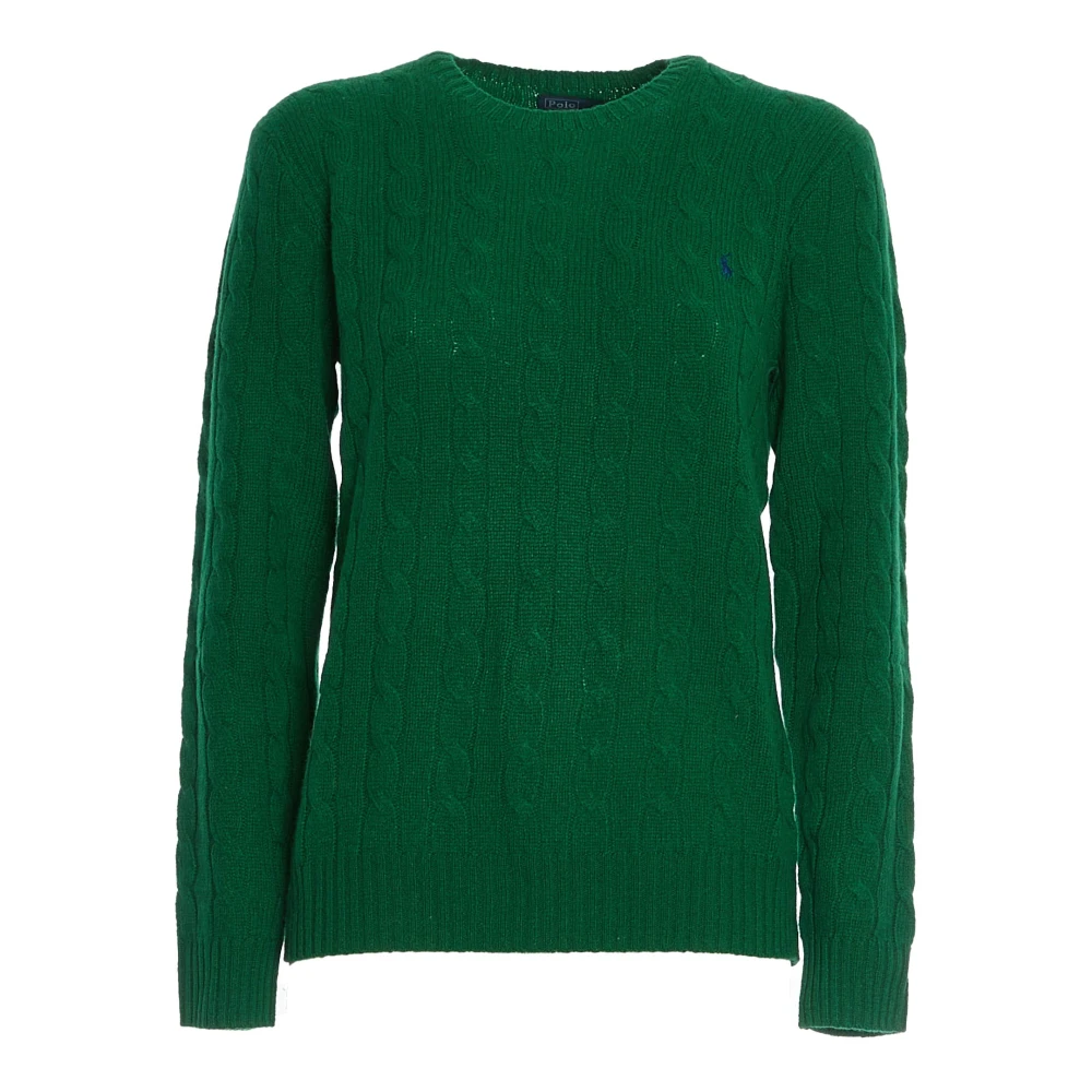 Polo Ralph Lauren Grasgroene Kabeltrui Green Dames