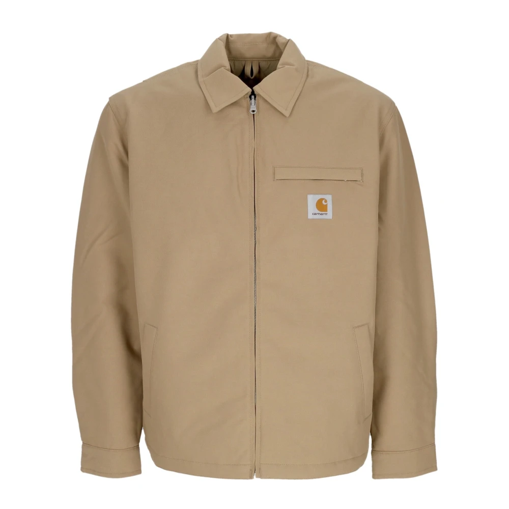 Carhartt WIP Omkeerbare Waterdichte Leren Jas Zwart Brown Heren