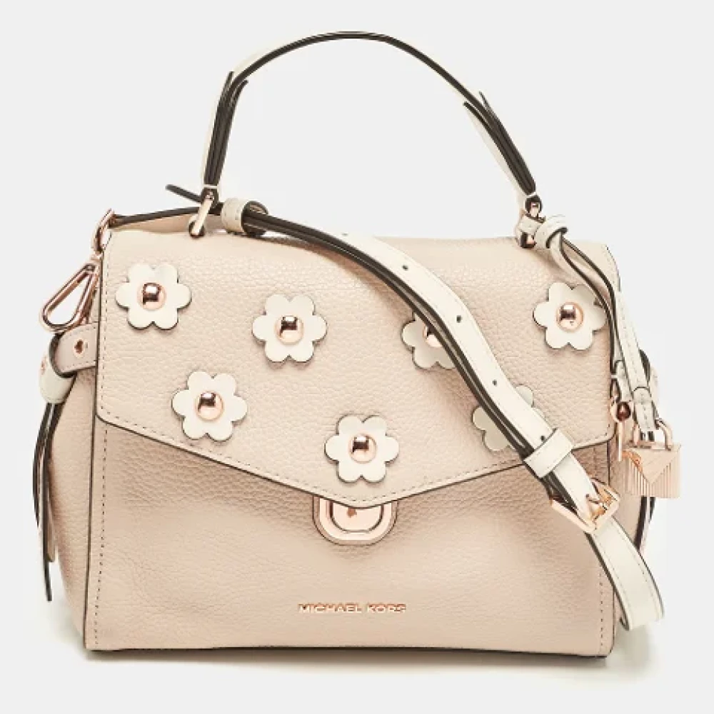 Michael Kors Pre-owned Leather handbags Beige Dames