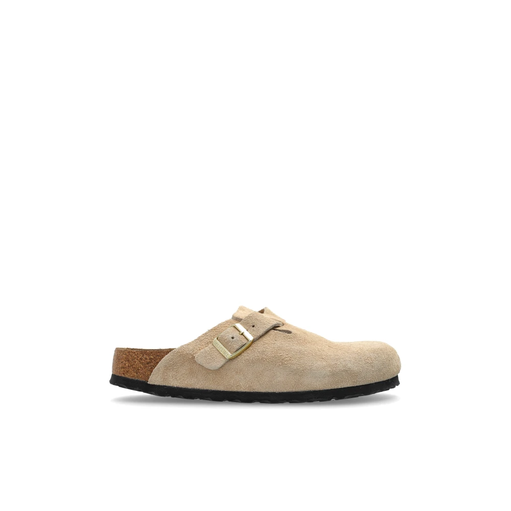 Birkenstock Women's Beige Mules, 4 Uk, Clogs Boston Bs