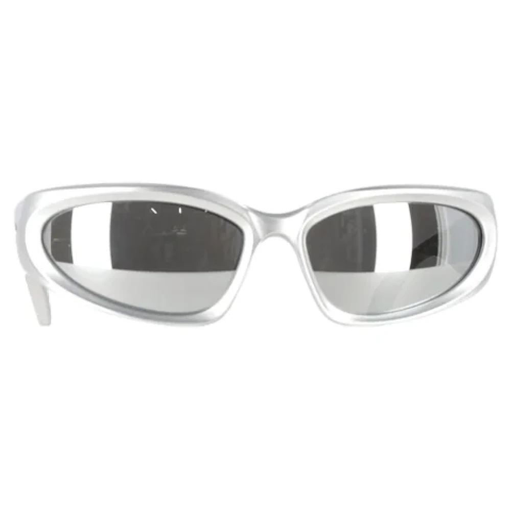 Balenciaga Vintage Pre-owned Polyester sunglasses Gray Heren