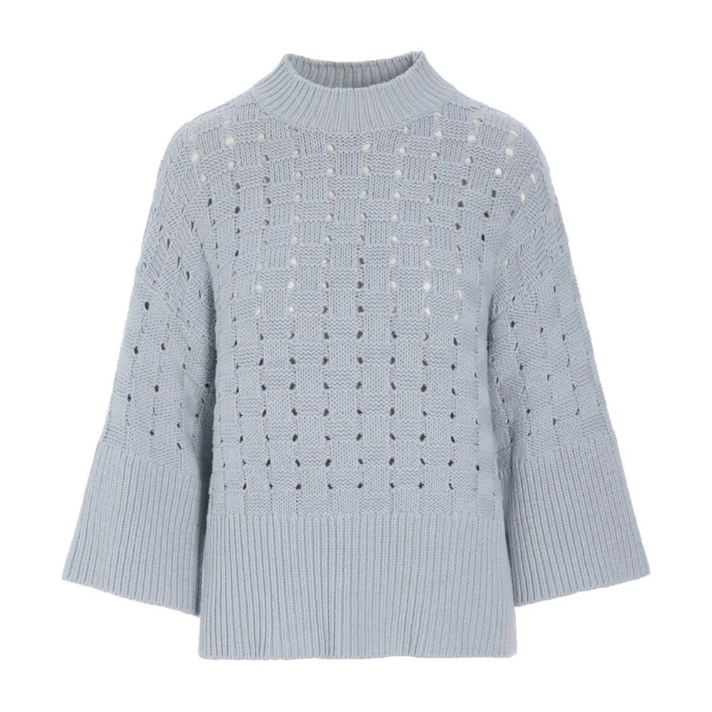 Bitte Kai Rand Blue Round-Neck Knitwear - Female - Round-Neck Knitwear - Xs - Knitwear